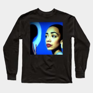 Sade blue Long Sleeve T-Shirt